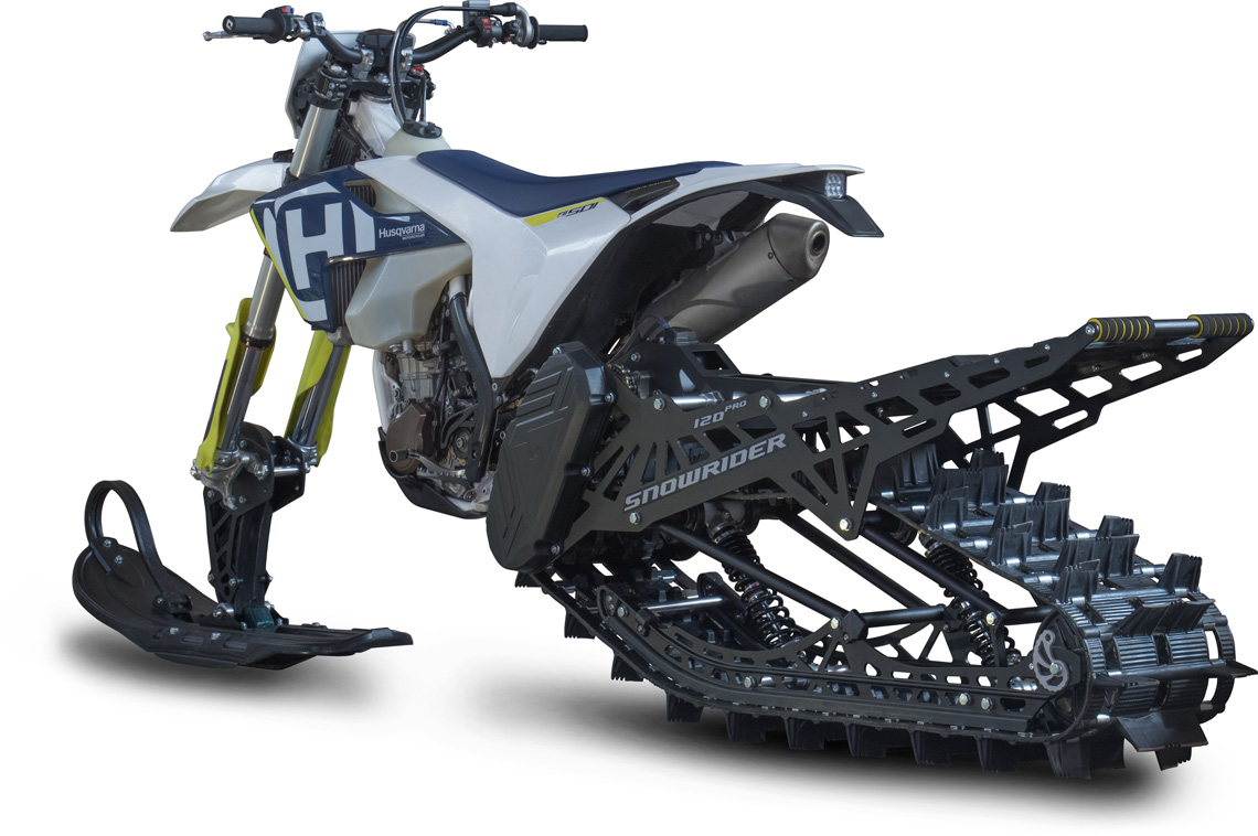  Гусеничный комплект Snowrider для мотоцикла. Позволяет сделать сноубайк из любого кроссового или эндуро мотоцикла.